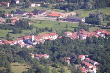 Vista Aerea sul Abitato di Colleretto Castelnuovo
