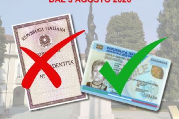Cessazione validit&#224; carta d&#39;identit&#224; cartacea al 3 Agosto 2026