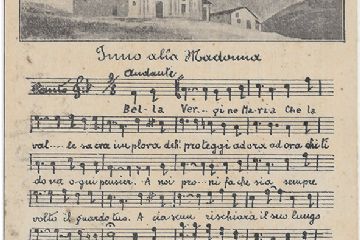 Cartolina 23.7.1923 - Inno alla Madonna